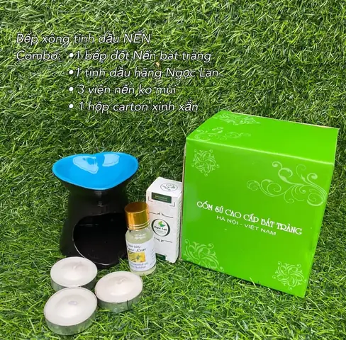 Đèn Đốt Tinh Dầu Bằng Nến Hà Nội