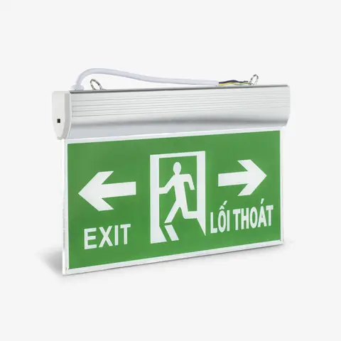 Đèn Exit 2 Mặt Rạng Đông