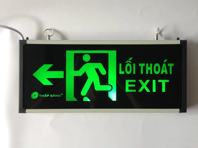 Đèn Exit Thoát Hiểm 2 Mặt