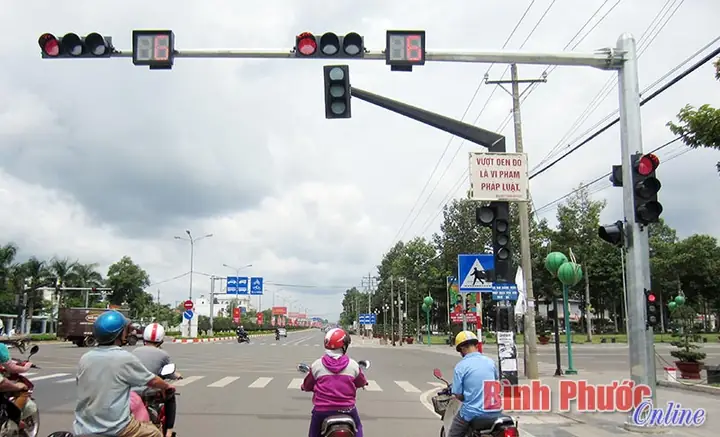 Đèn Giao Thông Ở Ngã Tư