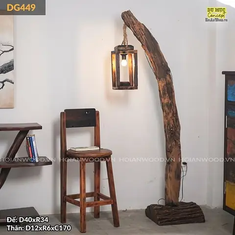 Đèn Gỗ Trang Trí Nội Thất