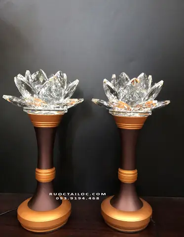 Đèn Hoa Sen Để Bàn Thờ Tphcm