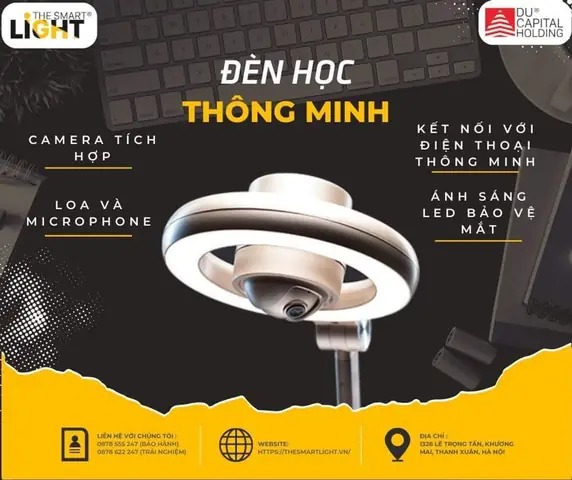 Đèn Học Thông Minh Có Camera