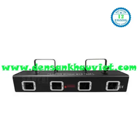 Đèn Laser 4 Cửa 7 Màu