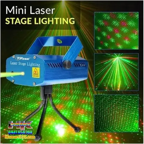 Đèn Laser Mini Cảm Biến Nhạc