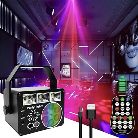 Đèn Laser Nháy Theo Nhạc