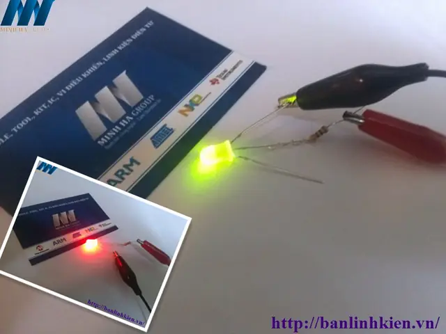 Đèn Led 2 Màu Xanh Đỏ