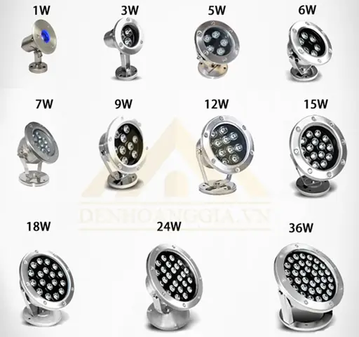 Đèn Led Âm Nước 9w