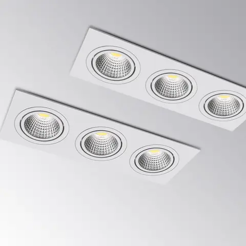 Đèn Led Âm Trần 3 Bóng