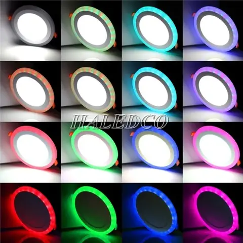 Đèn Led Âm Trần 7 Màu