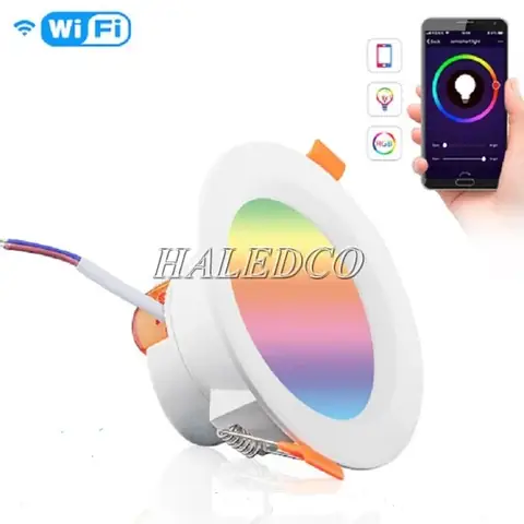 Đèn Led Âm Trần 7 Màu