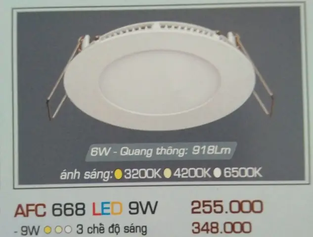 Đèn Led Âm Trần Anfaco Đèn Led Âm Trần Anfaco