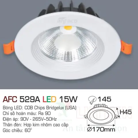 Đèn Led Âm Trần Anfaco Đèn Led Âm Trần Anfaco