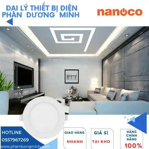 Đèn Led Âm Trần Nhựa