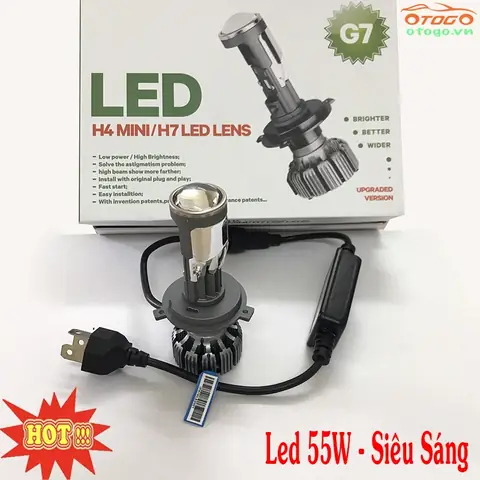 Đèn Led Bi Cầu Mini Chân H4