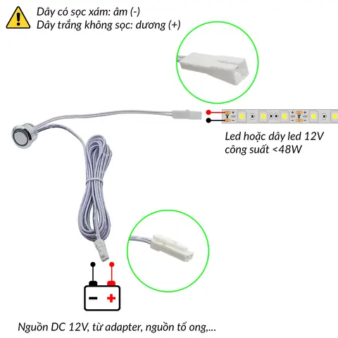 Đèn Led Có Công Tắc