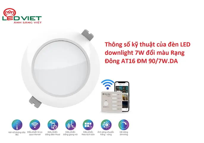 Đèn Led Đá Số Đổi Màu