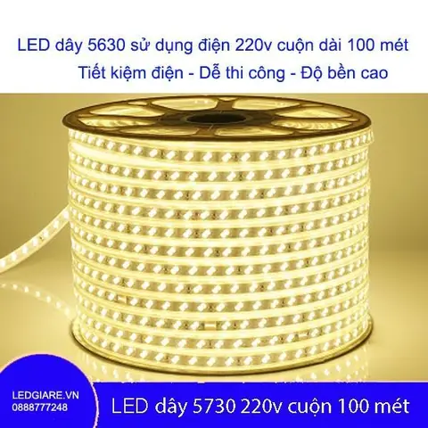 Đèn Led Dây Cuộn 100m