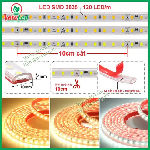 Đèn Led Dây Dán 220v