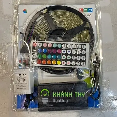Đèn Led Dây Đổi Màu Rgb 5050 12v Cuộn 5m