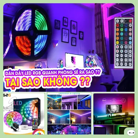 Đèn Led Dây Nháy Theo Nhạc