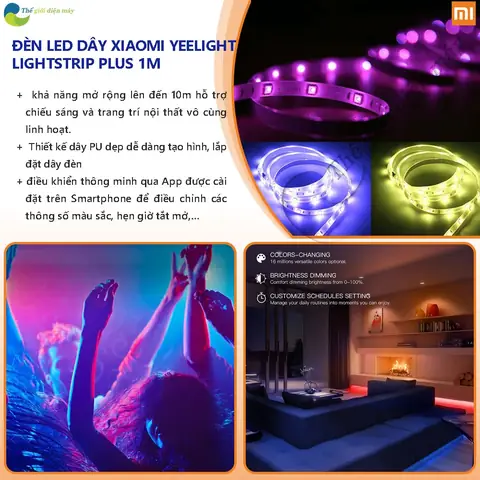 Đèn Led Dây Thông Minh Xiaomi Yeelight Đèn Led Dây Thông Minh Xiaomi Yeelight
