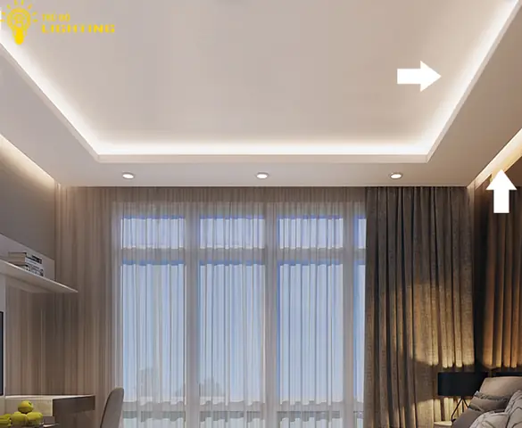 Đèn Led Dây Trang Trí Phòng Khách