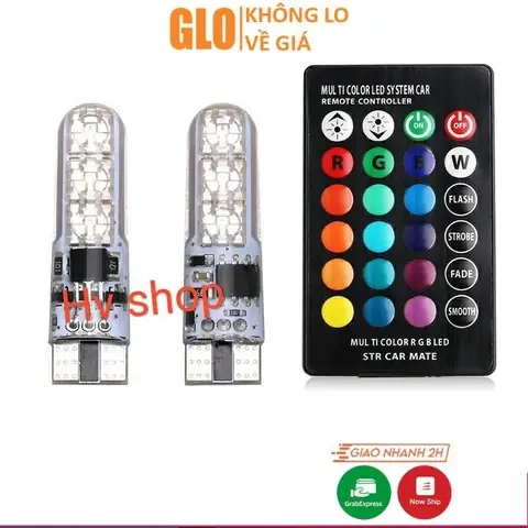 Đèn Led Demi 16 Màu Có Remote Đèn Led Demi 16 Màu Có Remote