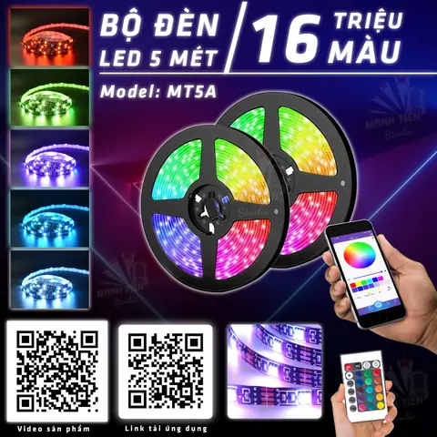 Đèn Led Điều Khiển Bằng Điện Thoại Đèn Led Điều Khiển Bằng Điện Thoại