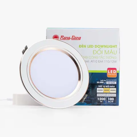 Đèn Led Downlight Đổi Màu Rạng Đông
