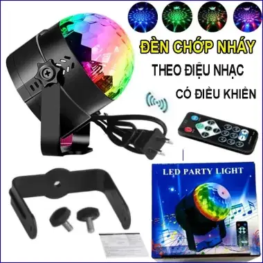 Đèn Led Karaoke Xoay Cảm Ứng