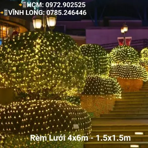 Đèn Led Lưới Trang Trí