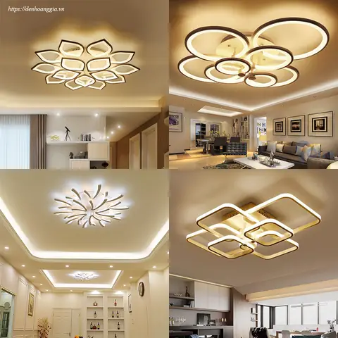 Đèn Led Mâm Nổi Ốp Trần