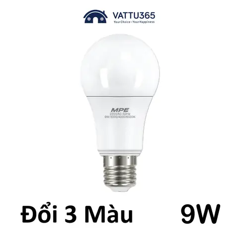 Đèn Led Mpe 9w 3 Màu