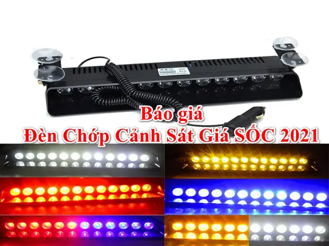 Đèn Led Nháy Cảnh Sát Cho Ô Tô