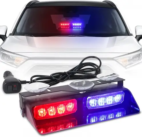 Đèn Led Nháy Chớp 3 Màu Police