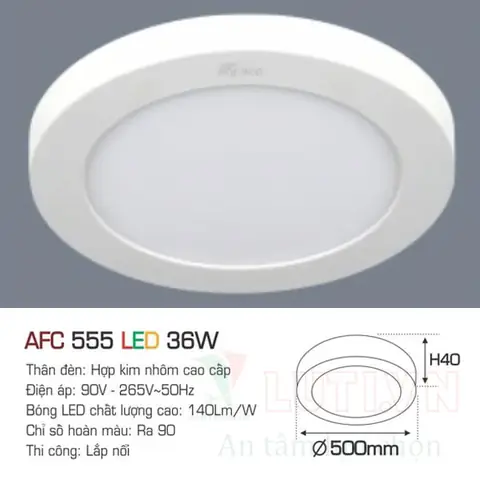 Đèn Led Ốp Trần Anfaco