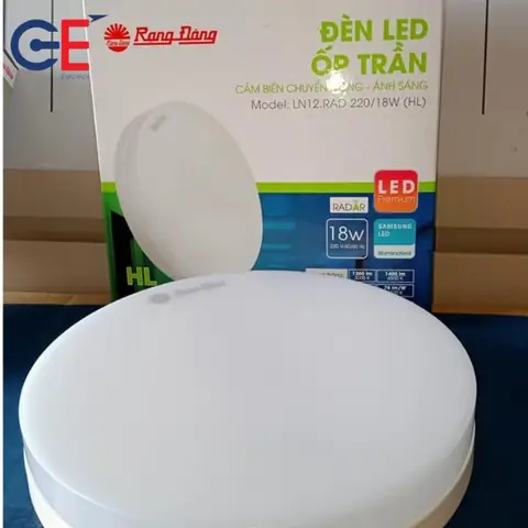 Đèn Led Ốp Trần Cảm Biến Rạng Đông