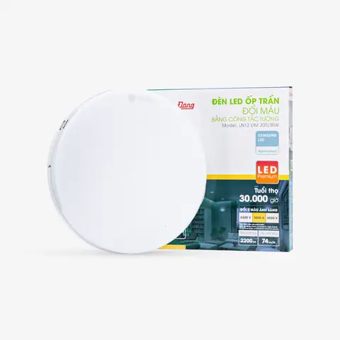 Đèn Led Ốp Trần Đổi Màu Rạng Đông