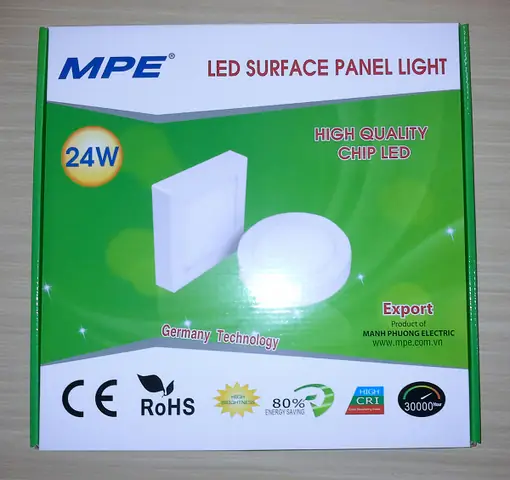 Đèn Led Ốp Trần Nổi 24w Mpe