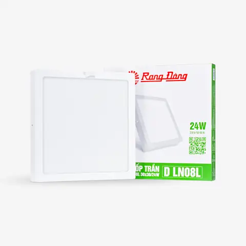 Đèn Led Ốp Trần Vuông 24w