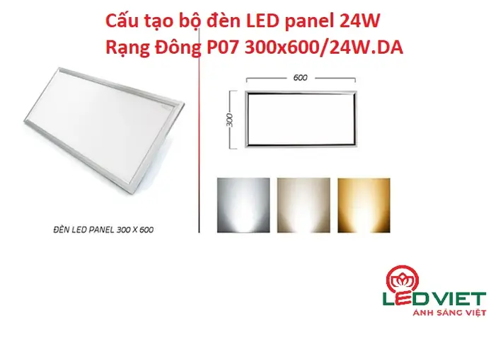 Đèn Led Panel 300x600 Rạng Đông