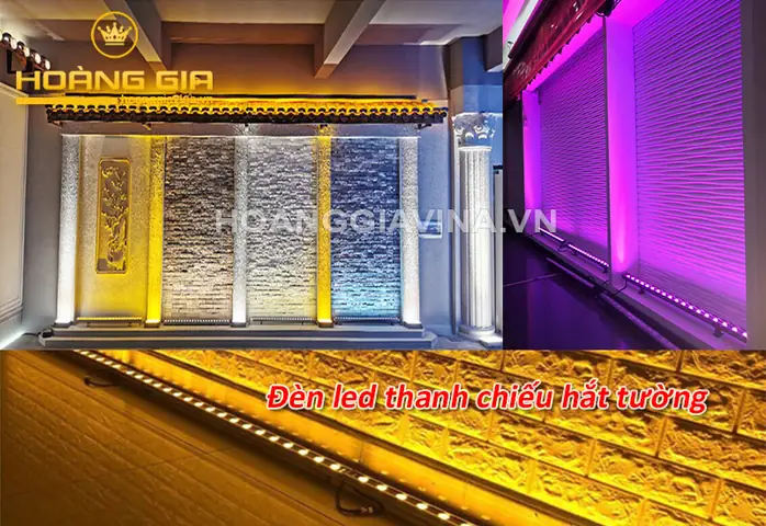 Đèn Led Thanh Chiếu Hắt Ngoài Trời