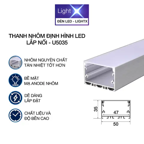 Đèn Led Thanh Nhôm Định Hình Tphcm