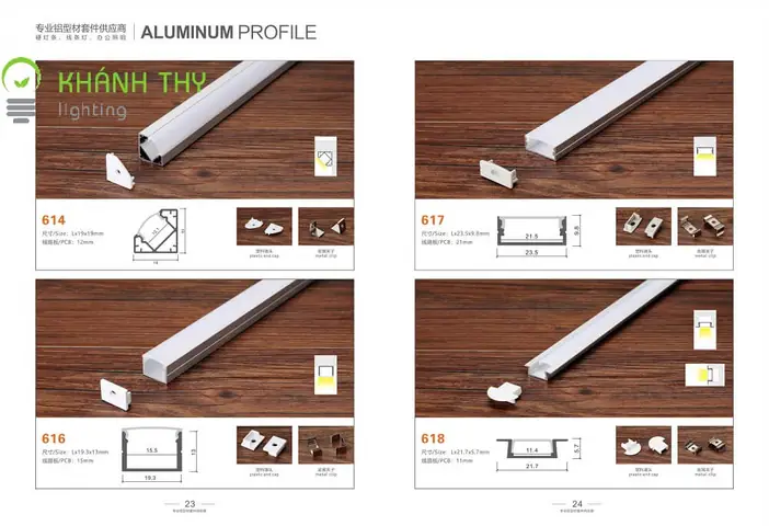 Đèn Led Thanh Nhôm Định Hình Tphcm