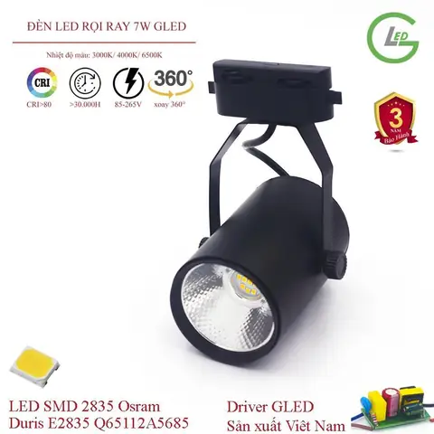 Đèn Led Thanh Ray 7w Đèn Led Thanh Ray 7w