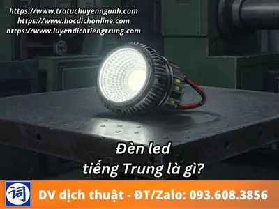 Đèn Led Tiếng Trung Là Gì