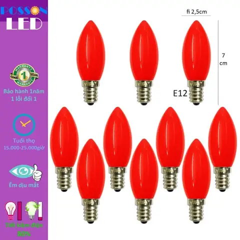 Đèn Led Trái Ớt E12 Đèn Led Trái Ớt E12