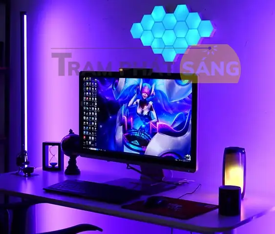Đèn Led Trang Trí Bàn Máy Tính
