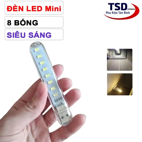 Đèn Led Usb 8 Bóng